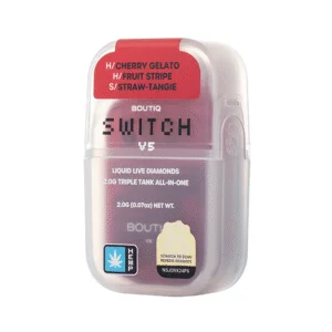 Cherry Gelato × Fruit Stripe × Straw-Tangie Boutiq Switch V5 Disposable