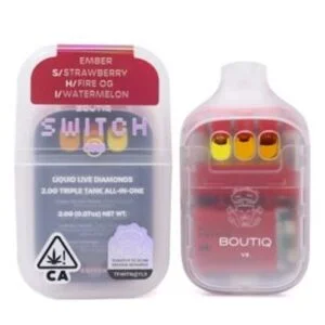 Strawberry x Fire OG x Watermelon Boutiq Switch V5 Disposable